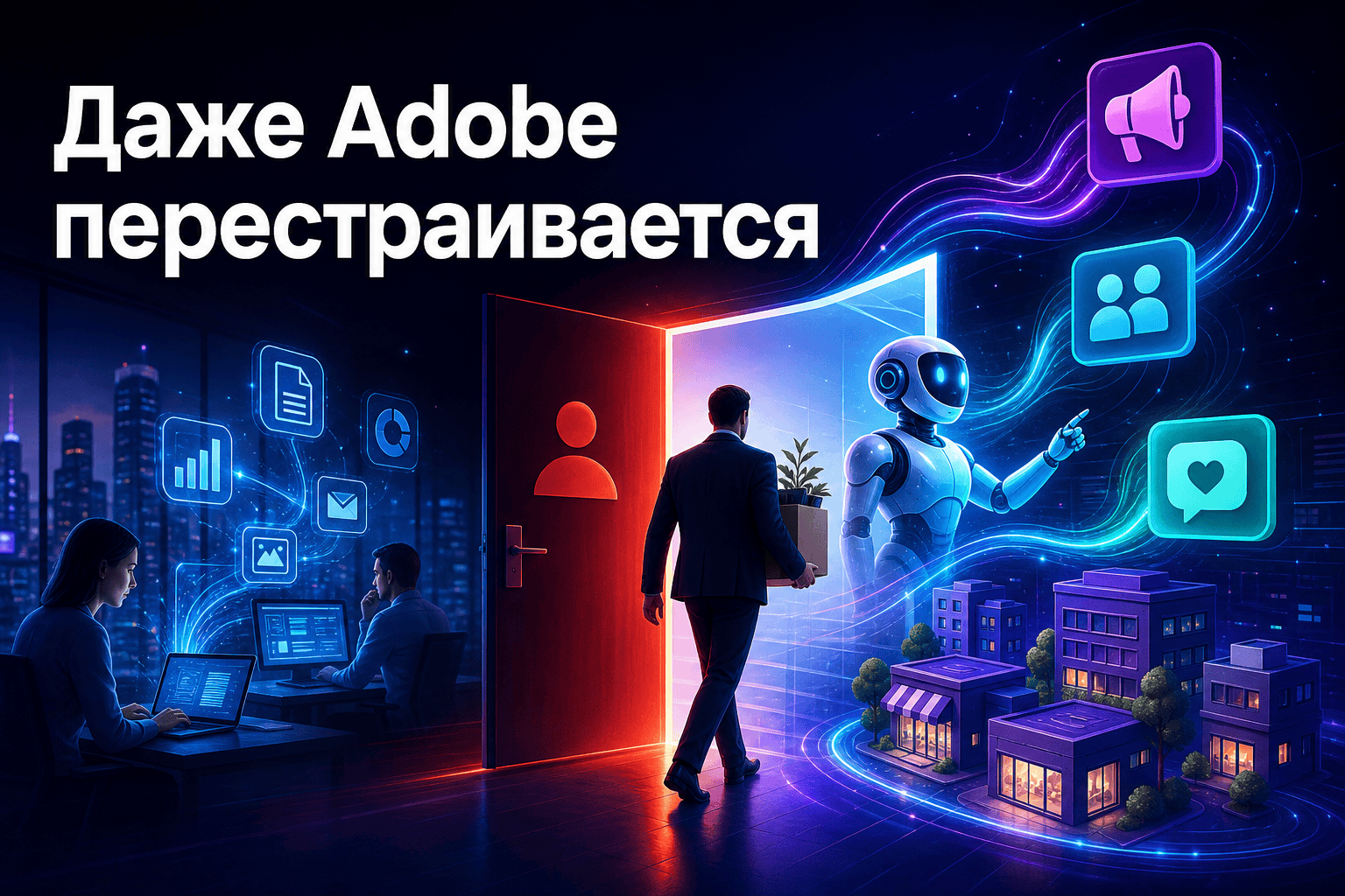 ИИ для бизнеса: чему малому бизнесу учит ставка Adobe