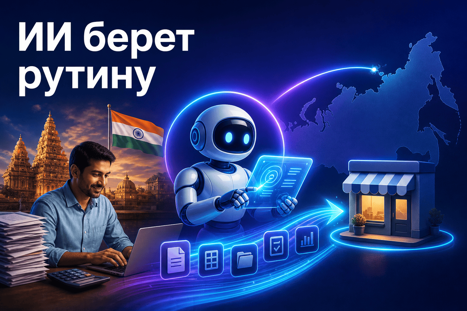 ИИ для бизнеса: чему МСП учит платформа для бухгалтеров из Индии