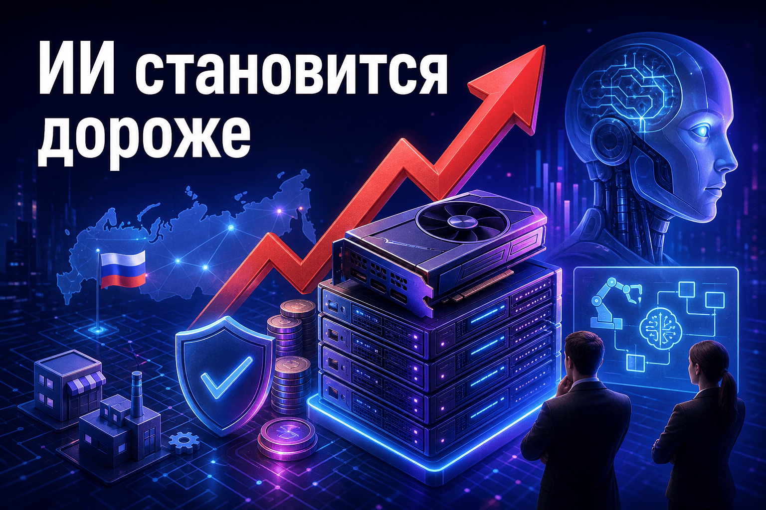 Подорожание Nvidia и ИИ для бизнеса: что делать компаниям