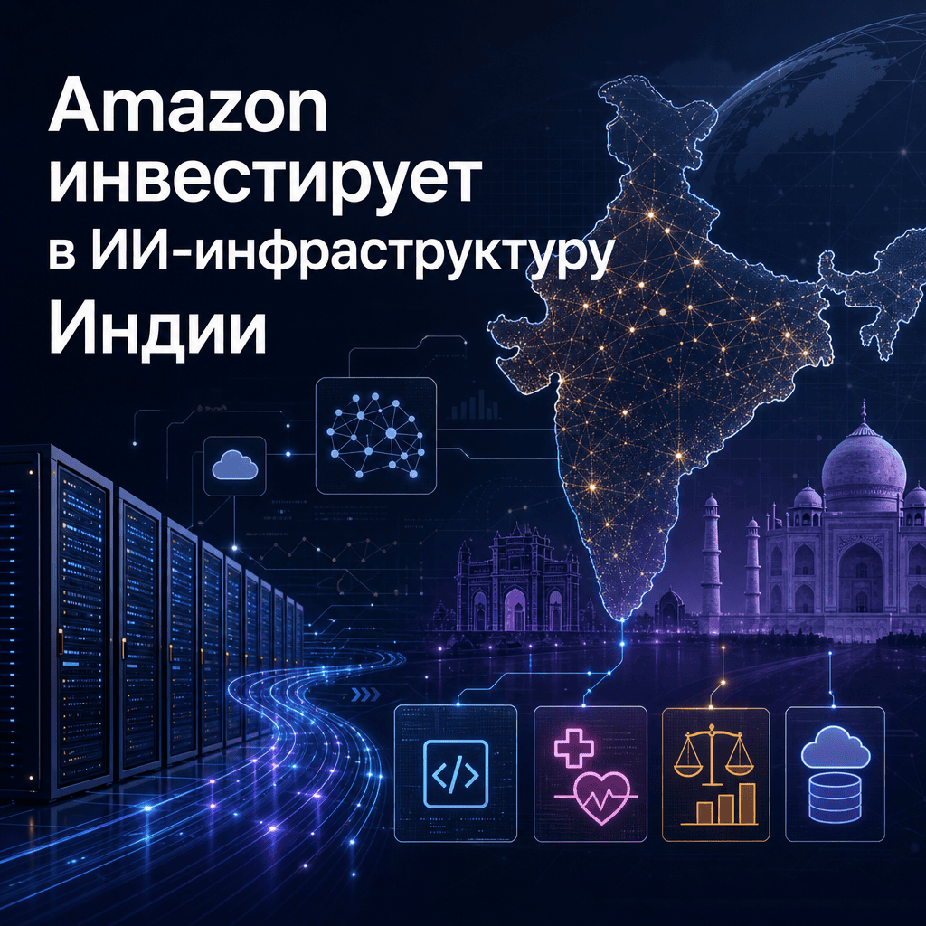 Amazon добавляет $13 млрд в ИИ в Индии: что это меняет для автоматизации бизнеса