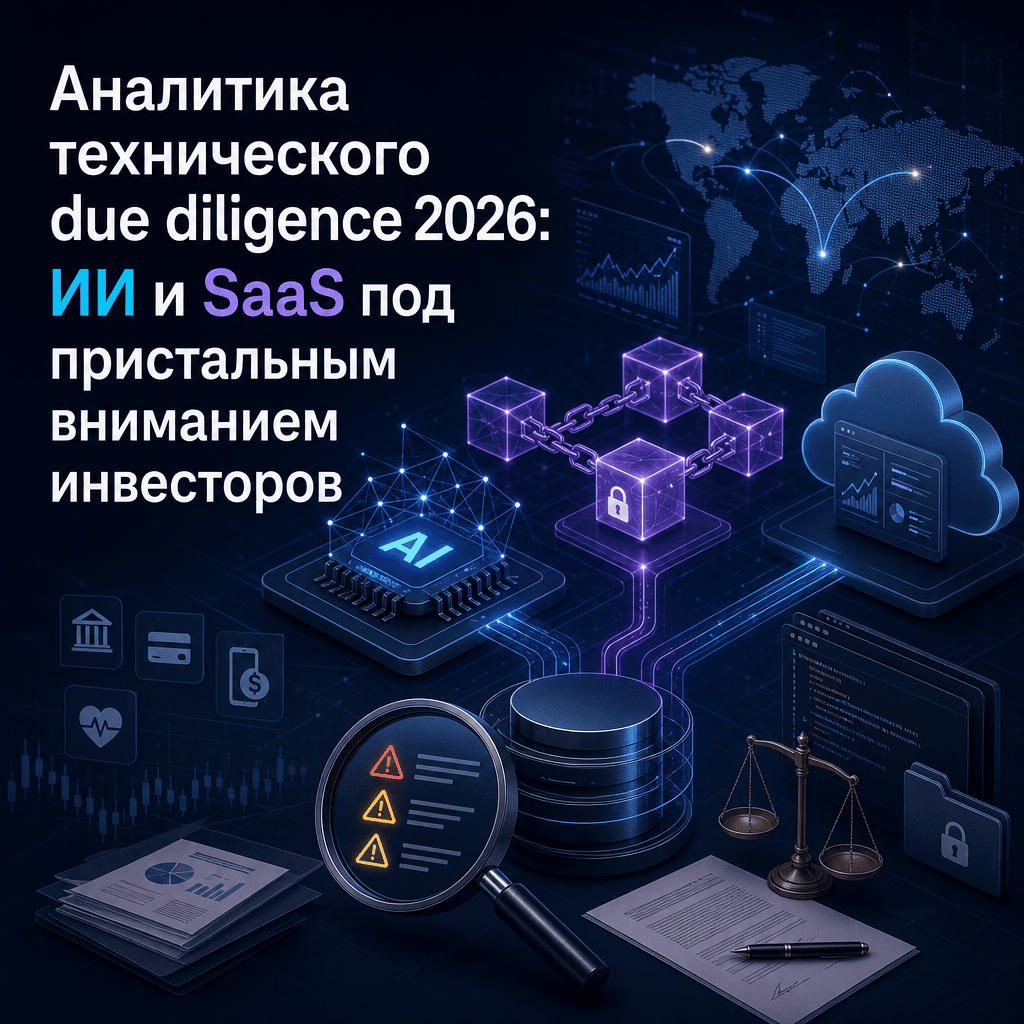 Технический due diligence в 2026 году: ИИ, блокчейн и SaaS под контролем инвесторов
