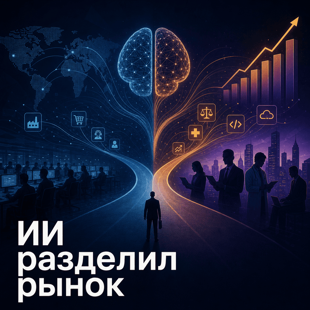 PwC: ИИ разделил рынок труда — как бизнесу использовать AI-агентов для роста