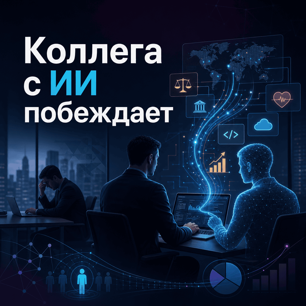 ИИ не заменит сотрудника — это сделает коллега с ИИ: что значит исследование для B2B