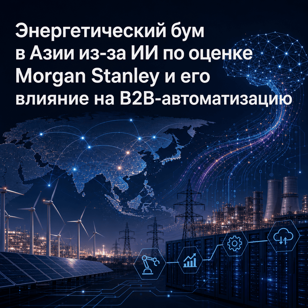 Morgan Stanley прогнозирует энергетический бум в Азии на 5,5 трлн долларов из-за ИИ: влияние на автоматизацию бизнеса